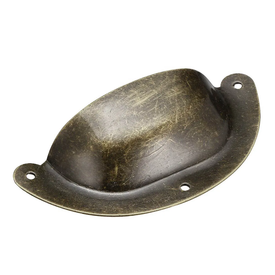 

6pcs Vintage Style Cup Shell Drawer Knobs and Handles Pull Handle Bronze Tone Cupboard Door Knob Cabinet Furniture Pull Handles