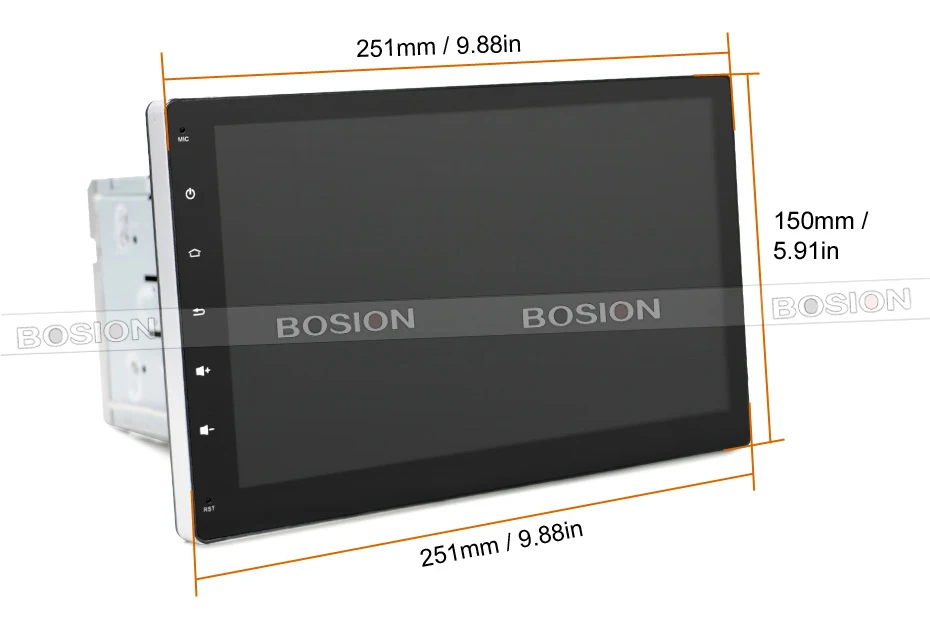 Perfect 10.1 inch Universal 2din car radio Android 7.1 Quad Core 1080P autoradio Stereo Radio GPS Navigation Steering Wheel 4