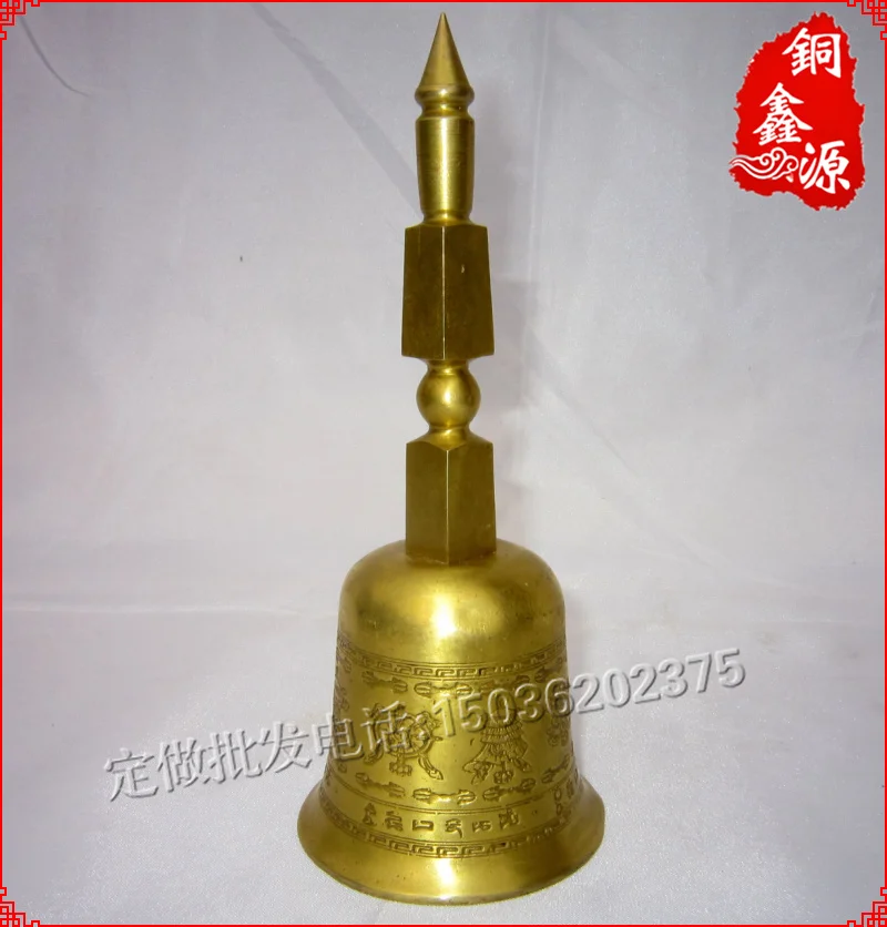 

Bronze statue copper handbell bells Bronze apotropaic copper hand rattles, instruments manufacturer's bell