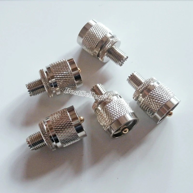 1 шт. Mini UHF female MINIUHF jack к male plug PL 259 RF Connector Converter Adapter|Соединители| |