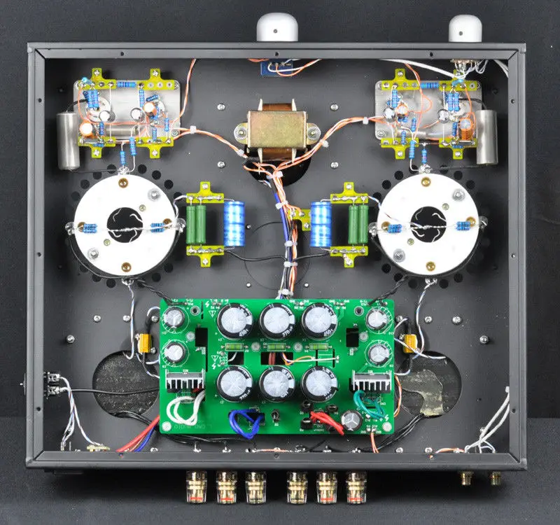Hi-Fi 211 вакуумный ламповый усилитель несимметричный класс A стерео аудио мощный клапан Усилитель 20 Вт + 20 Вт
