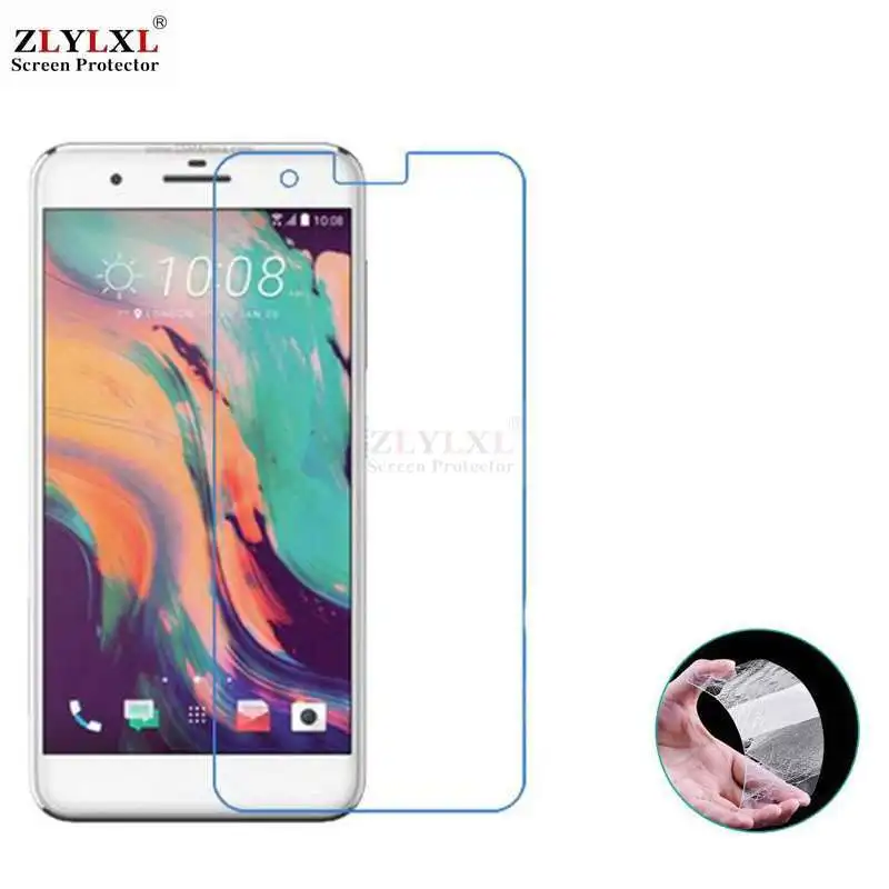 

Glass + case Transparent Dirt-resistant soft back case for HTC X10 tempered glass screen protector