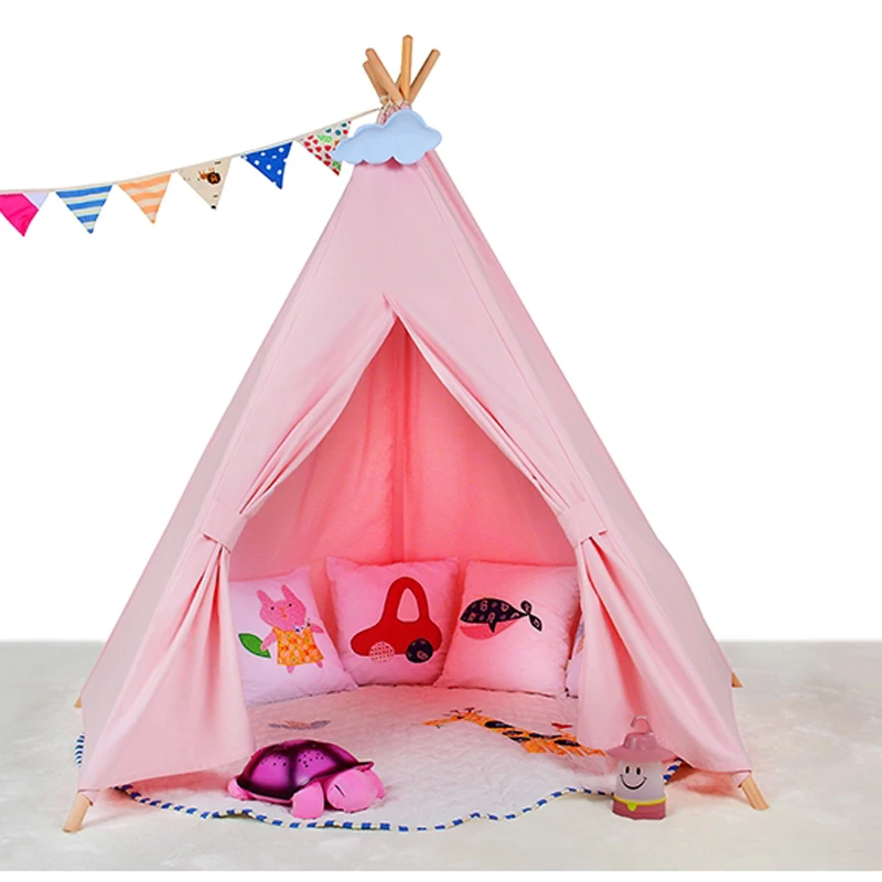Playhouse Intérieur et Extérieur idée Cadeau pour Garçon et Fille avec Sac de Transport Tente de Jeu Enfant Mgee Château pour Enfant Tipi Pop-up Portable Pink 