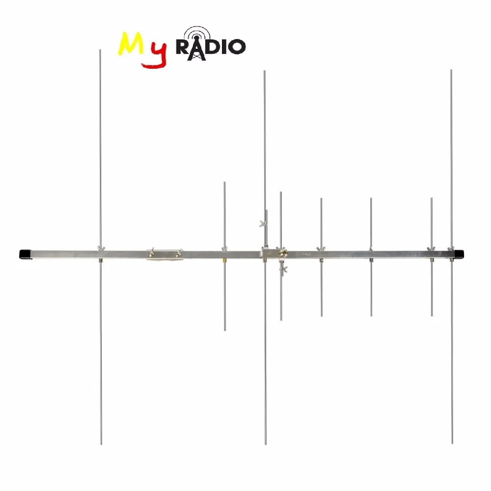 Двухдиапазонная 144/430MHz антенна из нержавеющей стали Yagi и 8 элементов радио ретранслятор базовая станция 100W антенна с высоким коэффициентом усиления