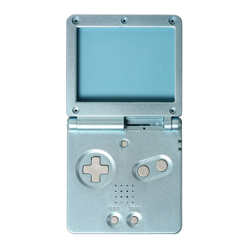 Сменный Чехол для Gameboy Advance SP для GBA SP, чехол для игровой консоли, чехол с кнопками - Цвет: light blue