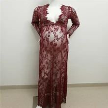 Плюс для беременных Подставки для фотографий max для беременных платье Кружева платье для беременных необычные фото съемки летом Беременные платье
