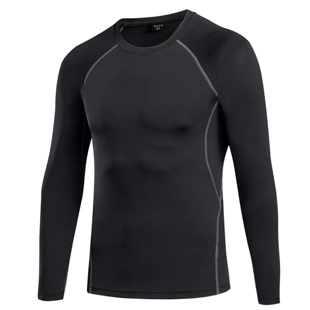 

2019 Autumn New T SHIRT Men, Ultra Low Price Long Sleeved Men's T-shirt, Men's Round Neck Pure Color T-shirt Size S - XXL Men's