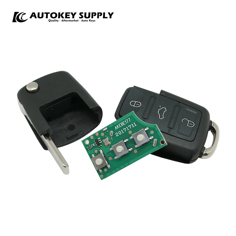US $28.00 Carstyling Chave Canivete For VW Polo Olympic Red Light for car key AKBPCP059