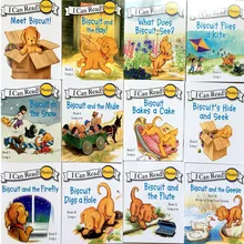 24 книги/набор Бисквит Серия фоника английские книги с картинками я могу читать детские книги с рассказом раннее образование карманная книга для чтения