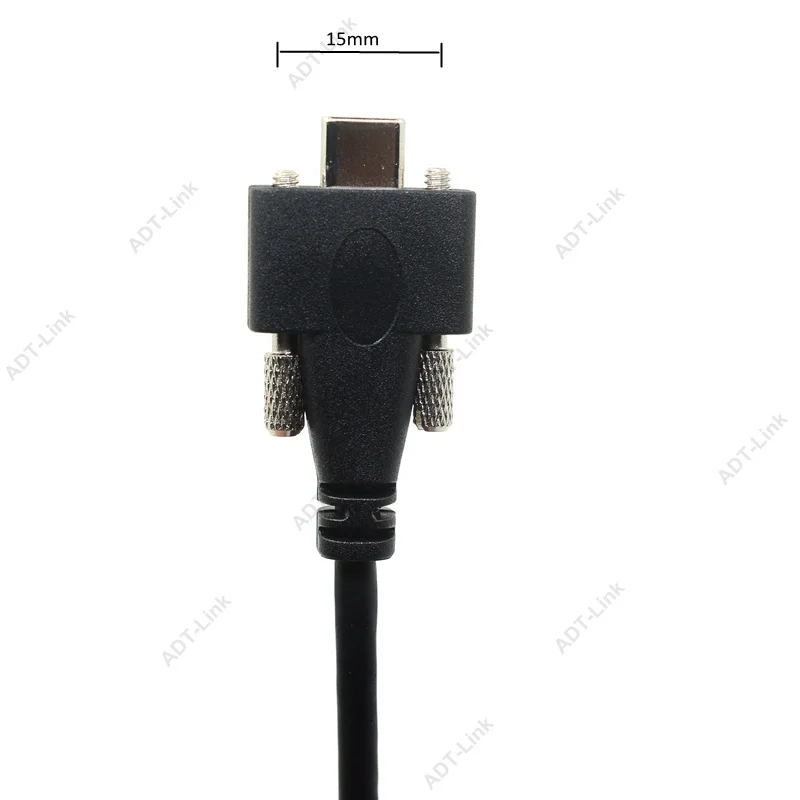 USB 3.0 إلى USB 3.1 نوع-c ماكينة كابلات الليلية كاميرا صناعية USB-C مع مسامير قفل ل IDS Ximea التصوير مصدر كاميرا