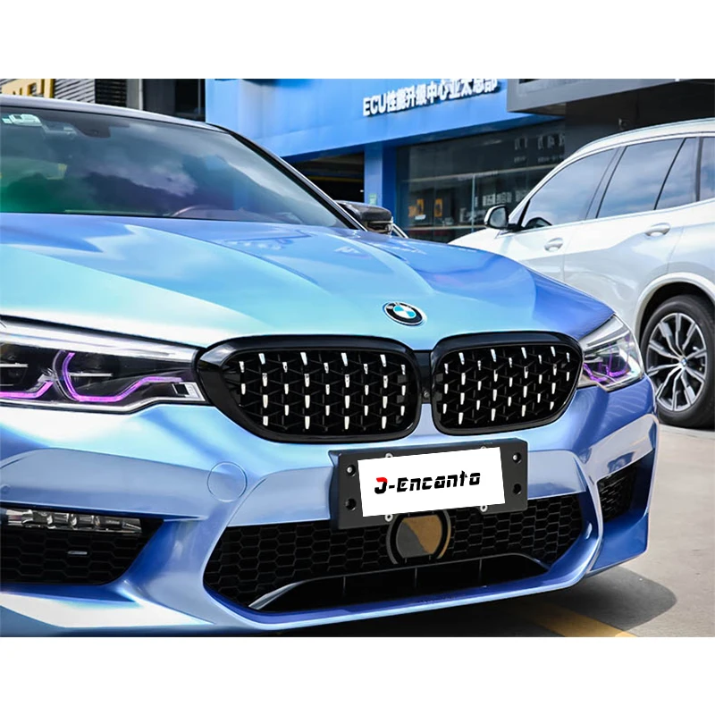 Пара для BMW 5 серии G30 G38 бамперная решетка новейший алмаз стиль- 5 серии G30 G38 передняя решетка почек