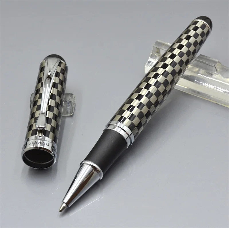 JINHAO 750, высокое качество, 12 цветов, металлическая шариковая ручка с серебряным зажимом, офисные канцелярские принадлежности, роскошные шариковые ручки для письма, подарок, Monte - Цвет: pen as picture show