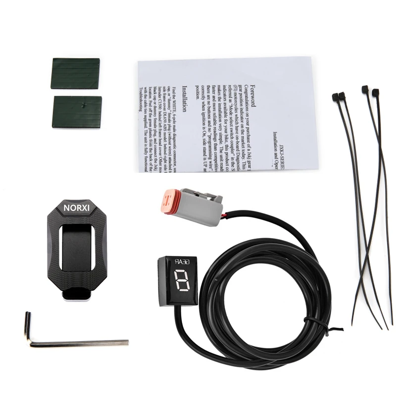 Medidor de Engrenagem Indicador de Engrenagem para Harlei Motocicleta Plug Play Motor Ecu Monte 6 Velocidade 1-6 Nível Efi 8 plug monte 6 velocidade 1-6 nível