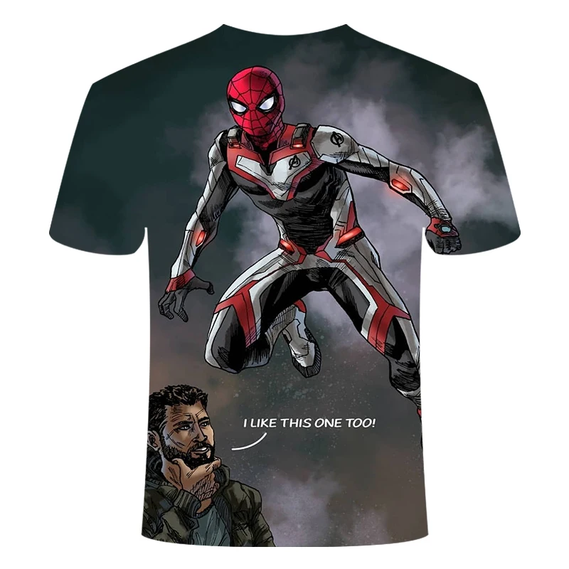 2019New design t shirt men/women marvel Avengers Endgame 3D print t-shirts Short sleeve Harajuku style tshirt tops Asian size6XL