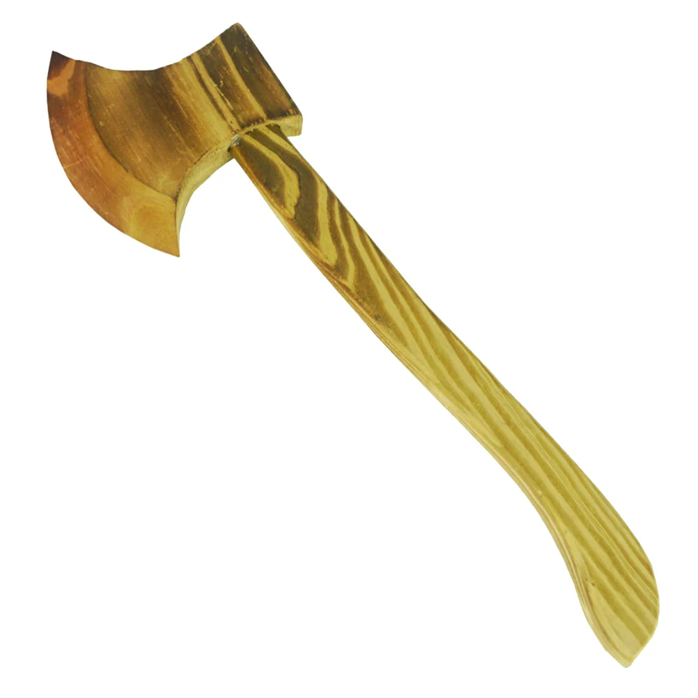 

1 PCS Wood Axe Costume Accessory Kids Toy Halloween Performance Supply for Cosplay Halloween Theatrical Props Collection