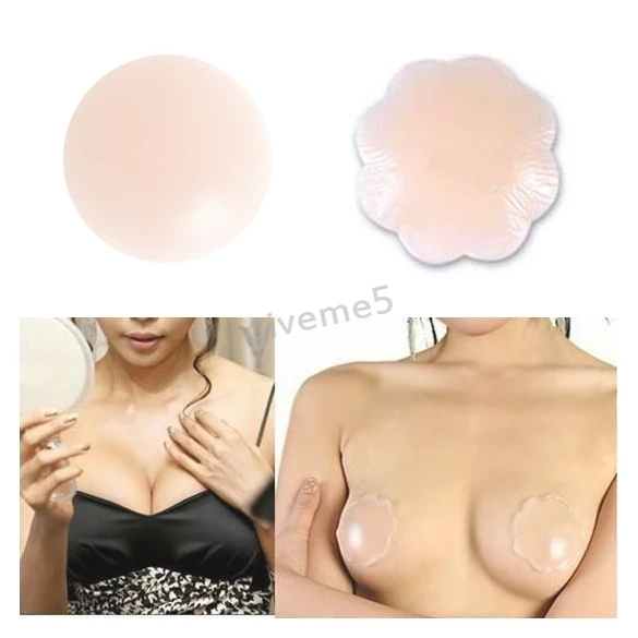 Fannay Chest Paste Bra Pads Self Adhesive Reusable Plum Invisible Nipple Cov Hand /& Wrist Braces