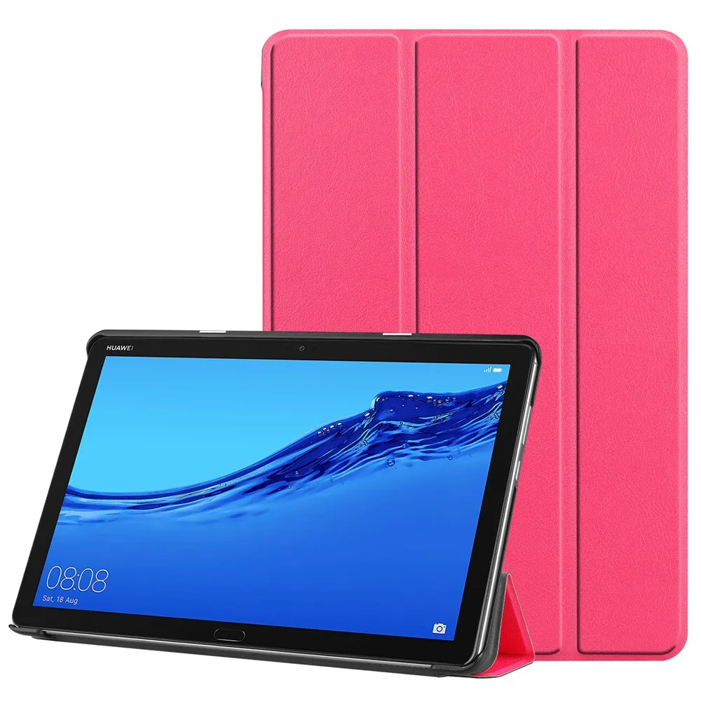 Silicone Case For Huawei Mediapad M5 10in Smart Magnetic Trifold Leather Flip Stand Cover 10in#G4 | Компьютеры и офис