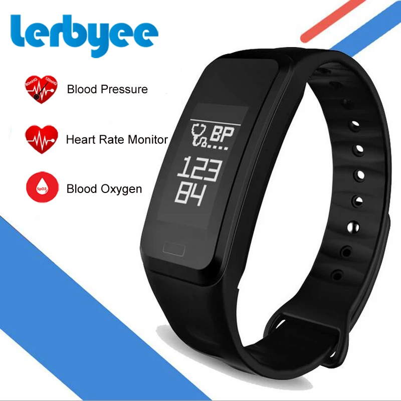 

LERBYEE Smart Bracelet R1 Message Reminder Real-time Heart Rate Monitor Fitness Tracker Waterproof Activity Tracker for iPhone