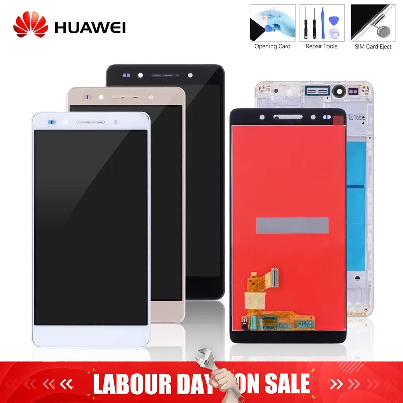 

4G LTE 5.2" Original LCD For Honor 7 Display Touch Screen Digitizer with Frame for Huawei Honor 7 LCD Display Replacement