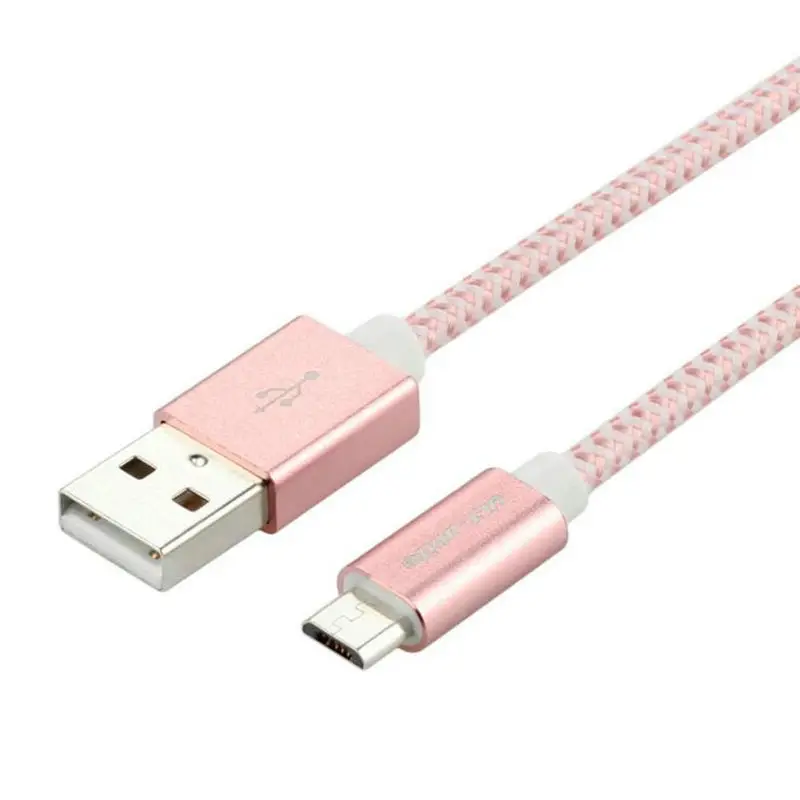 Плетеный пользовательский Micro USB android к usb2.0 кабель для зарядки данных ультра