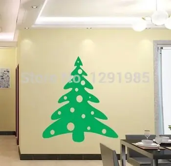 

Merry Christmas Tree Window Wall decals stickers Indoor ornament Xmas crafts Poster Christmas tree decorations for home