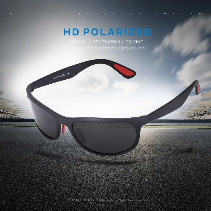 Goedkoop Aofly Brand Design Gepolariseerde Zonnebril Mannen Vrouwen Rijden Mannelijke Zonnebril Vissen Sport Stijl Eyewear Oculos Gafas AF8104