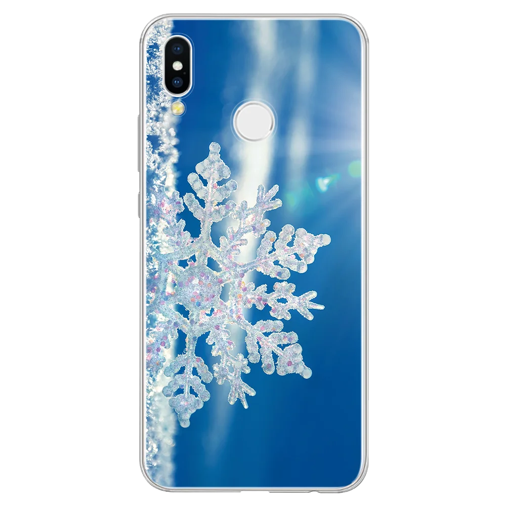 Рождественский Синий чехол для Huawei P20 Pro P8 P9 P10 Mate 10 Lite Mini 2017 P Smart Nexus 6p с