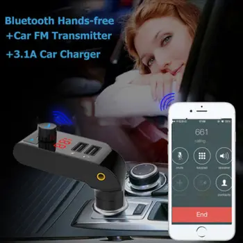 

FREE SHIPPING Wireless Bluetooth FM Transmitter Car MP3 Player LCD USB Port Mobile Charger Kit