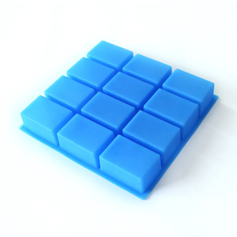 12-полости силиконовая форма для мыла шоколадные конфеты лоток домашние "сделай сам" для мыла слесарный