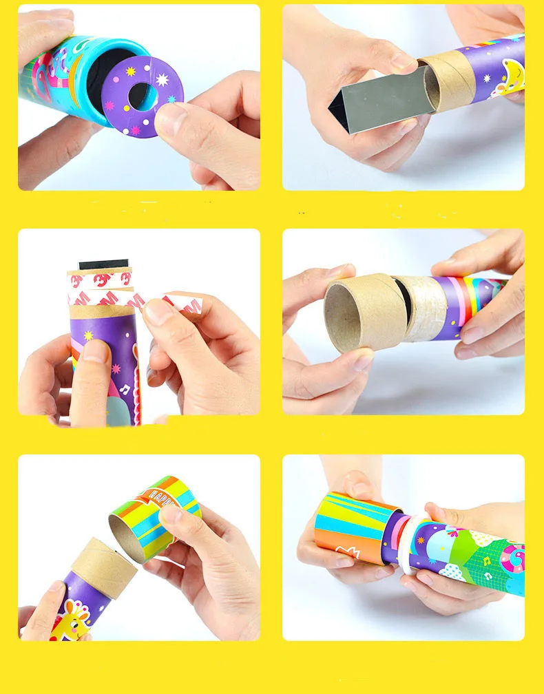 Children DIY Kaleidoscope Toy Baby Magic Kaleidoscope Handmade Version Phantoscope Lion Rabbit Classic Toy for Kids Learning Children DIY Kaleidoscope Toy Baby Magic Kaleidoscope Handmade Version Phantoscope Lion Rabbit Classic Toy for Kids Learning