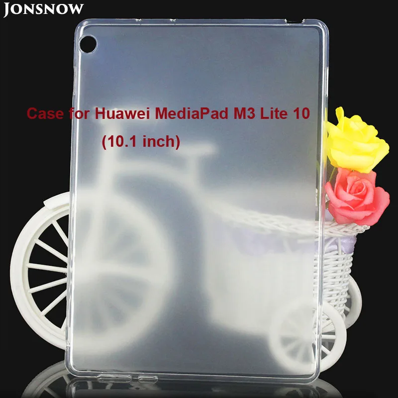 Paulo-KTG1096_1_Pudding Anti Skid Soft Silicone TPU Protection Case for Huawei MediaPad M3 Lite 10(10