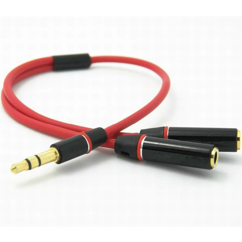 High Quality Speaker Headphone Splitter cable adapter For aux beats