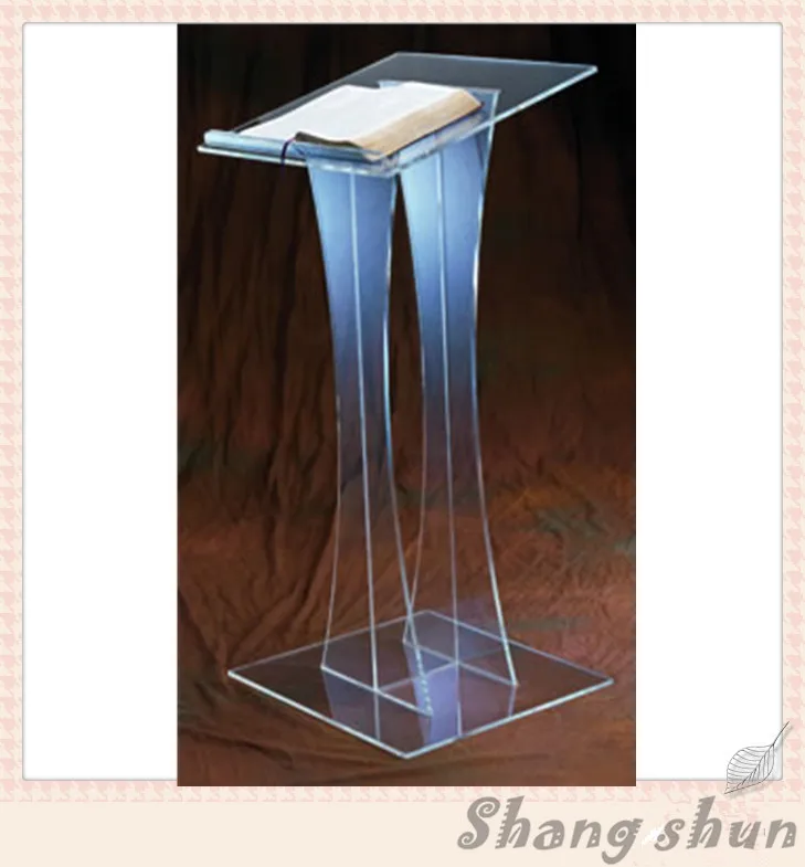 Acrylic Glass Rostrum Acrylic Podium Pulpit Lectern Speech Pulpit