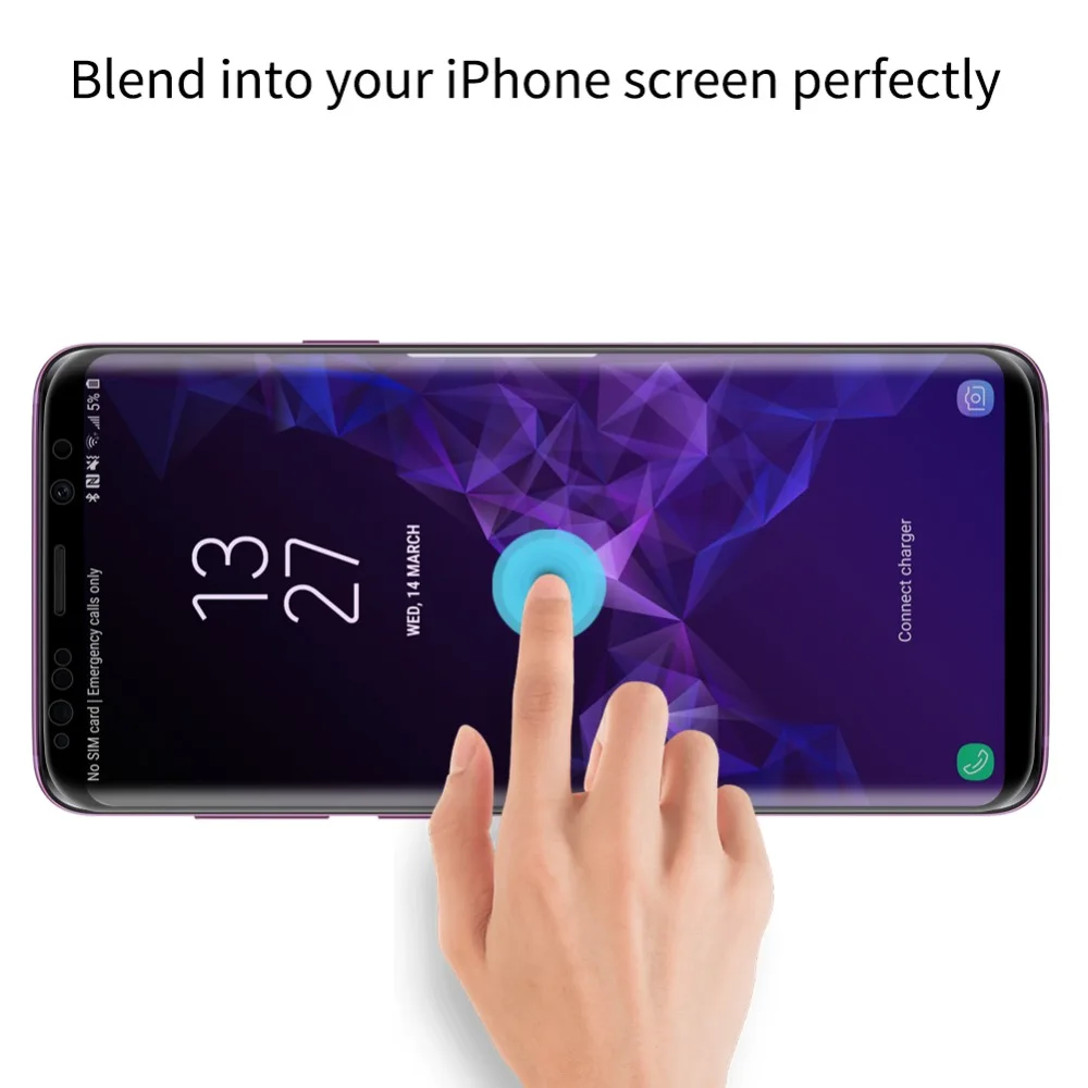 9D защитное закаленное стекло с закругленными краями для samsung Galaxy S9 S9 Plus NILLKIN DS+ MAX Защита экрана для samsung Galaxy Note 8 9