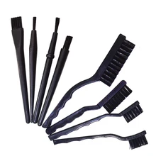 8 шт./компл. BGA ремонтная работа Антистатическая щетка черная ESD безопасная синтеновая фибра детали чистящий инструмент для мобильного телефона для печатной платы планшета