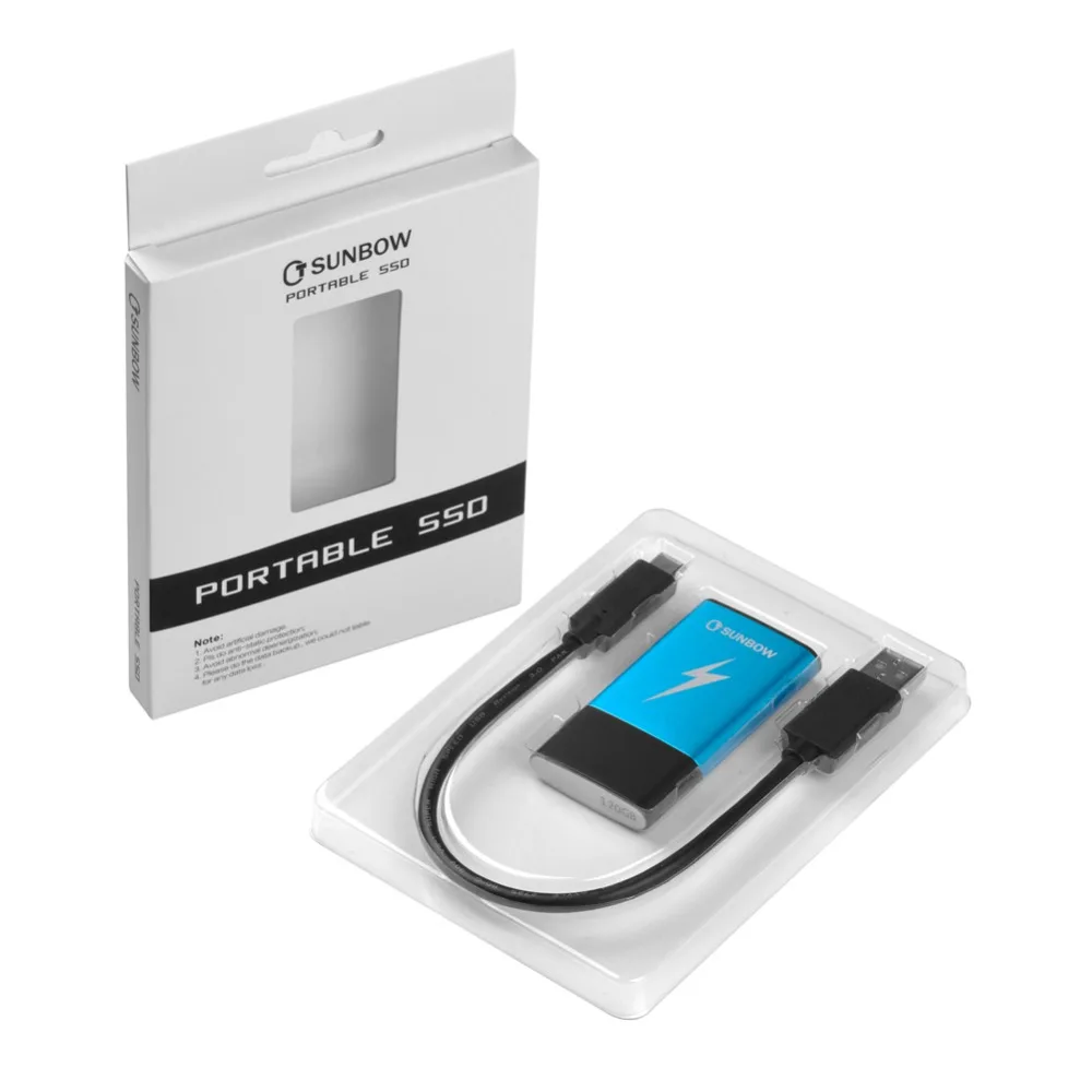  TC-SUNBOW Newest item External Portable SSD 120GB 240GB 250GB 500GB USB 3.0 Solid State Drive for L