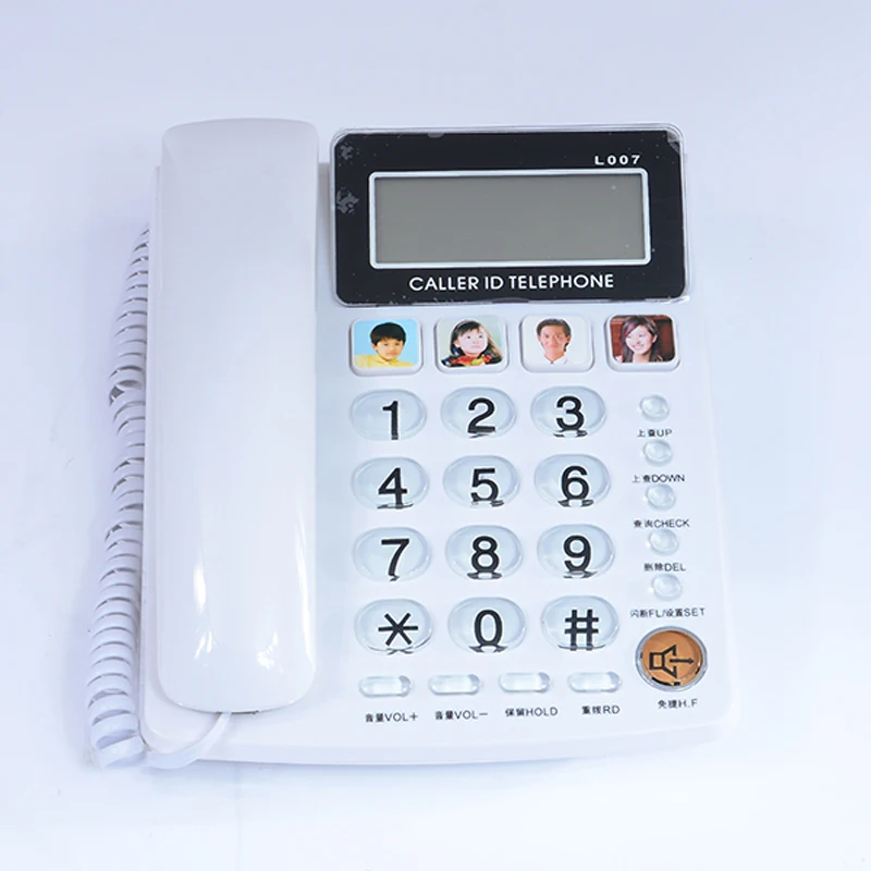 FSK/DTMF Caller ID Handfree Corder Telephone Fixe Landline Phone