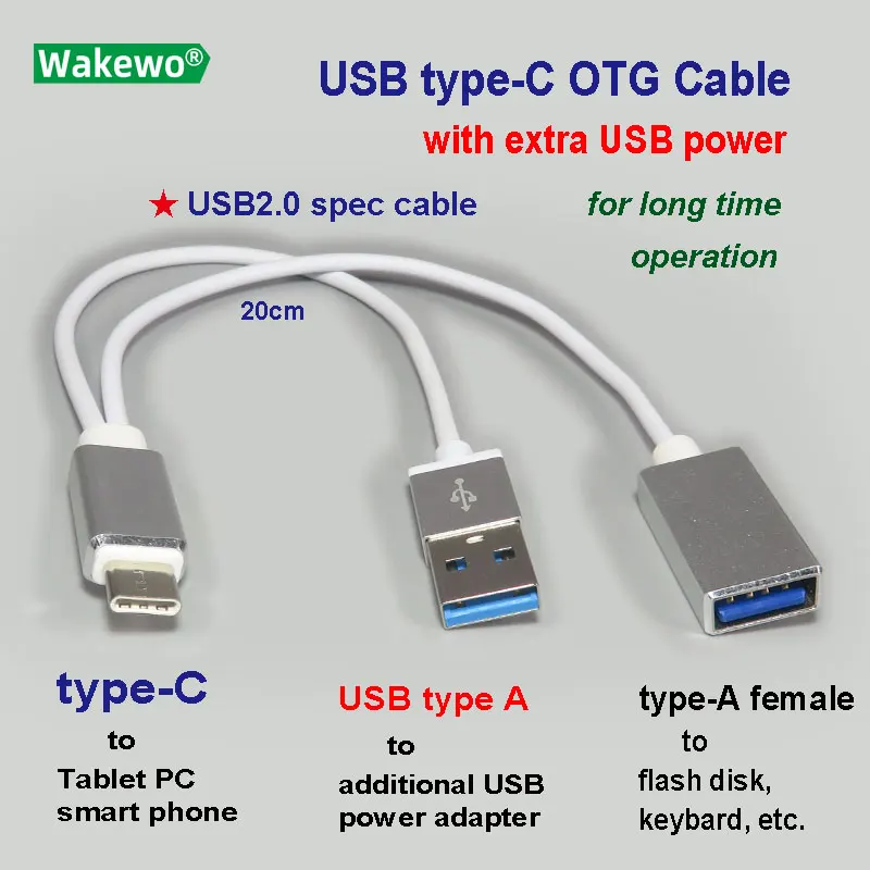OTG USB C Cable OTG Type C 