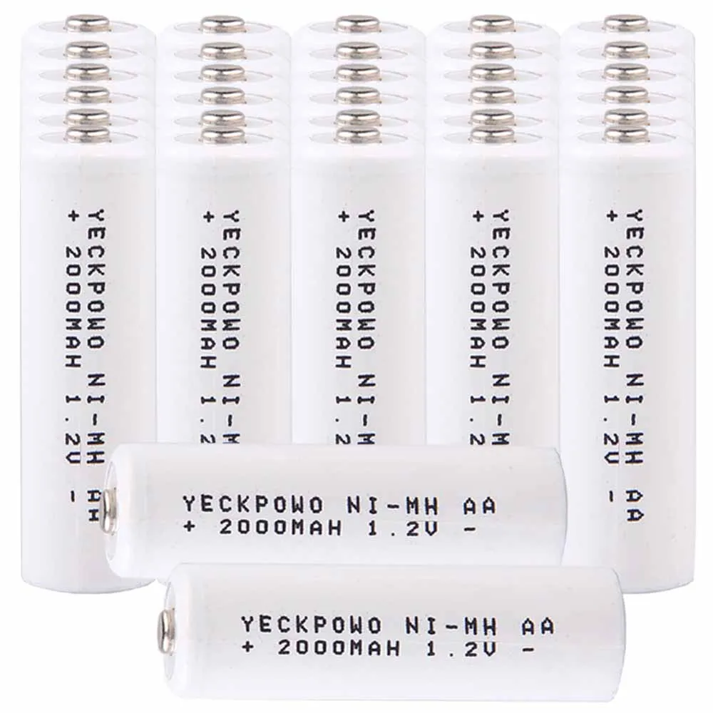 

Lowest price 32 piece AA battery 1.2v batteries rechargeable 2000mAh nimh battery for power tools akkumulator