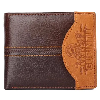 

Man Genuine Leather Wallet Card Pouch