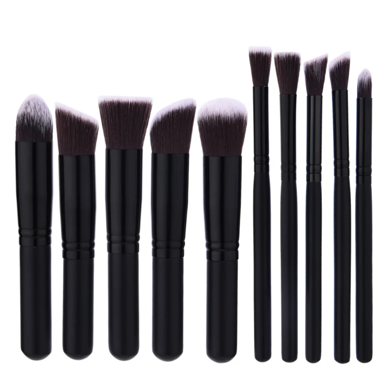 Новинка 10 шт./компл. Beauty Pro пудра для основы макияжа Blushes Pincel Kit инструмент основа