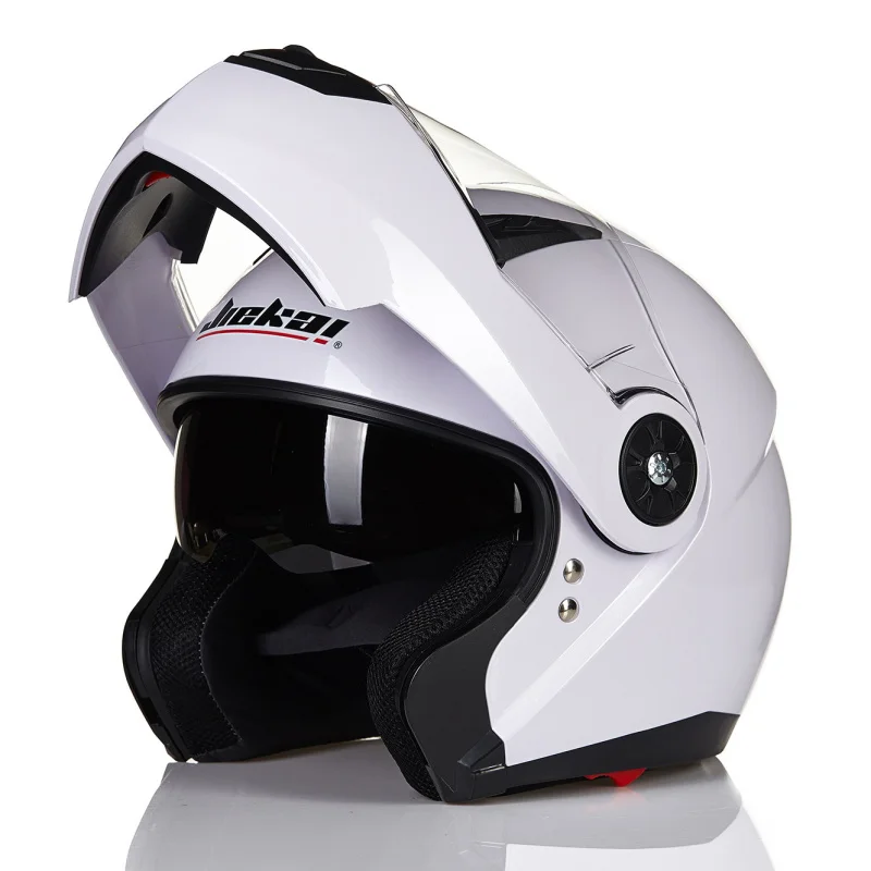 NEW Moto Helmet Safety White Racing Motorbike helmets Casco Capacete