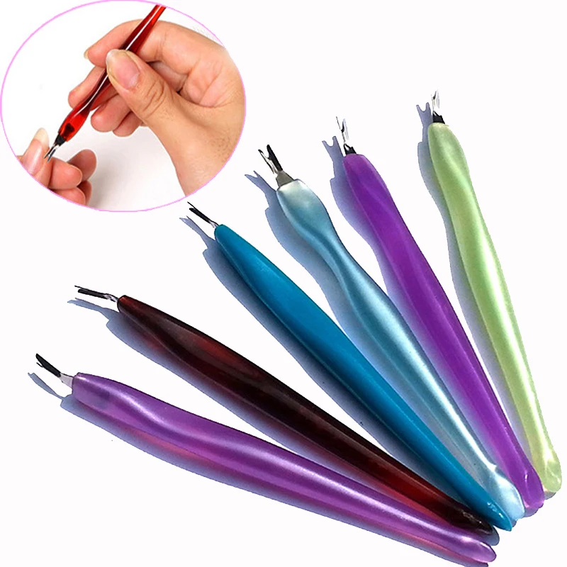 50pcs Wholesale Professional Cuticle Pusher V Shape Nail Art Pusher