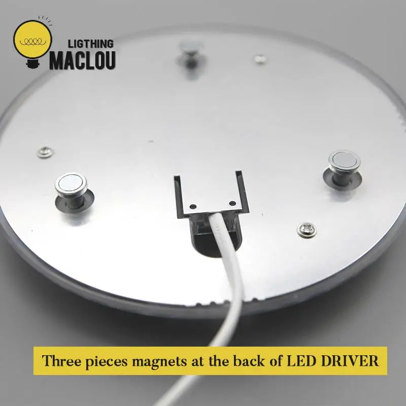 MACLOU светодиодный светильник SMD 2835 12 Вт 18 24 220 В панельный потолочный трансформатор