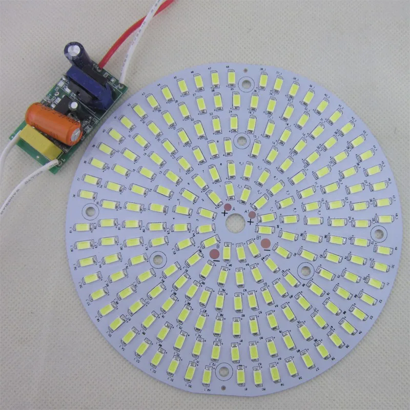 5 комплектов светодиодный PCB с драйвером переменного тока 220 В, 30 Вт, 50 Вт, 70 Вт, 100 Вт, SMD5730, модуль с алюминиевой пластиной, ламповая панель, светодиодный светильник с высоким заливом, заводской светильник s
