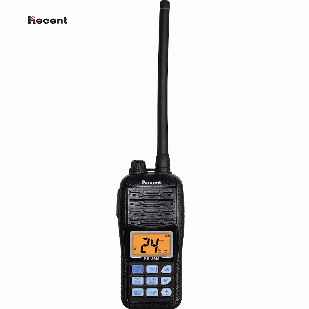 Портативный Морской радиоприемник IPX7 VHF новейший портативный Радиоприемник с ЖК