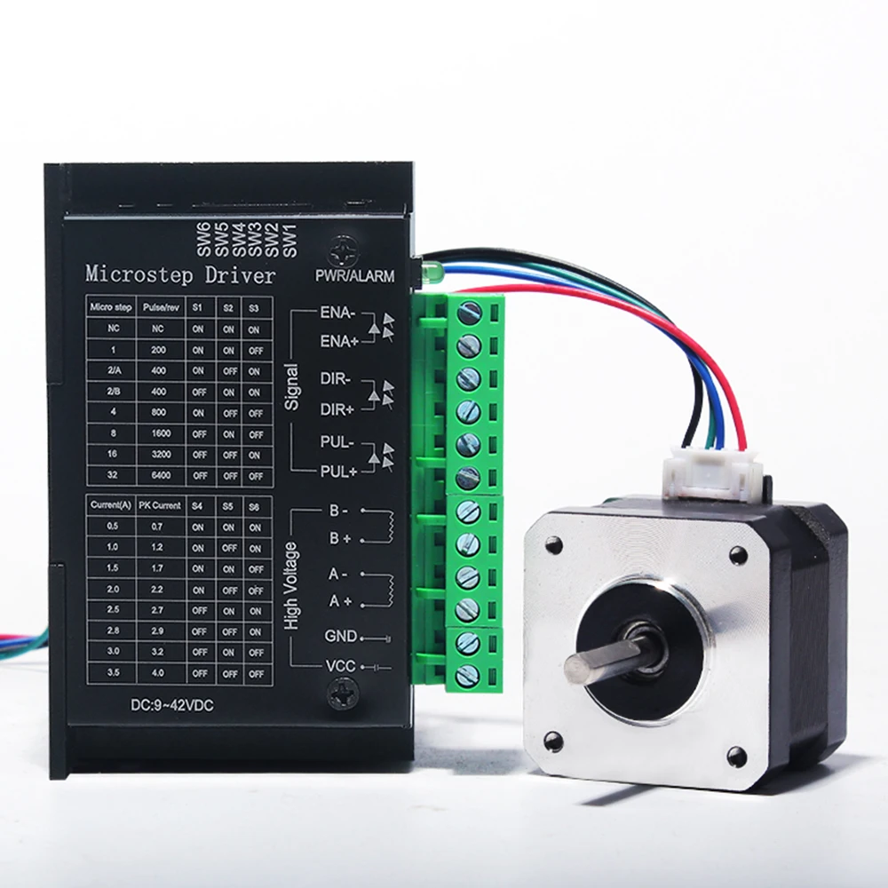 Nema23 2.2Nm шаговый Драйвер + наборы моторов TB6600 57HSS22 DC 9-42V для DIY оборудования и