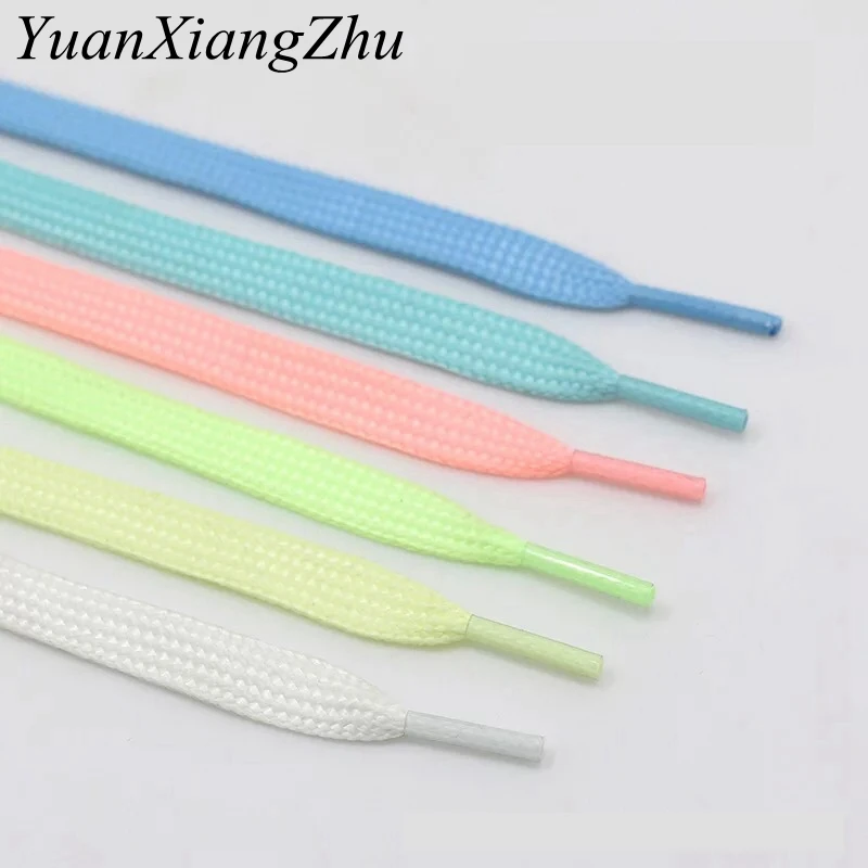 1Pair Luminous Shoelace Flat Athletic Glow In The Dark Shoe Laces Strings 1Pair Luminous Shoelace Flat Athletic Glow In The Dark Shoe Laces Strings