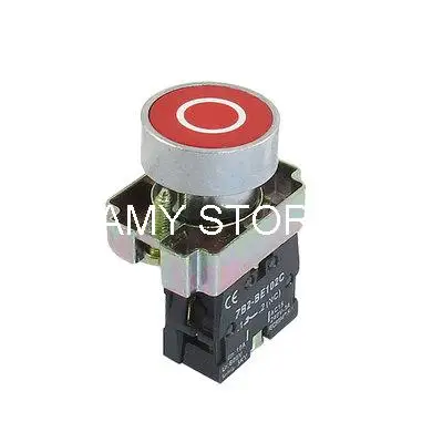 

ZB2-BA4322 NC Normally Closed Red Sign Momentary Push Button Switch 22mm
