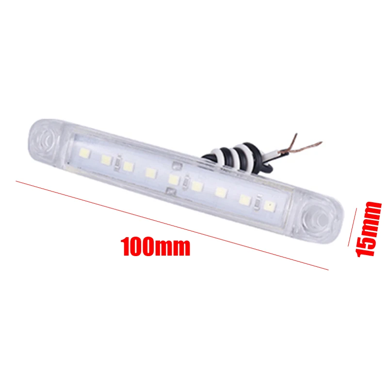 20x4 9LED автомобильный прицеп фургон боковой маркер подсветка сигнала Водонепроницаемый 24V